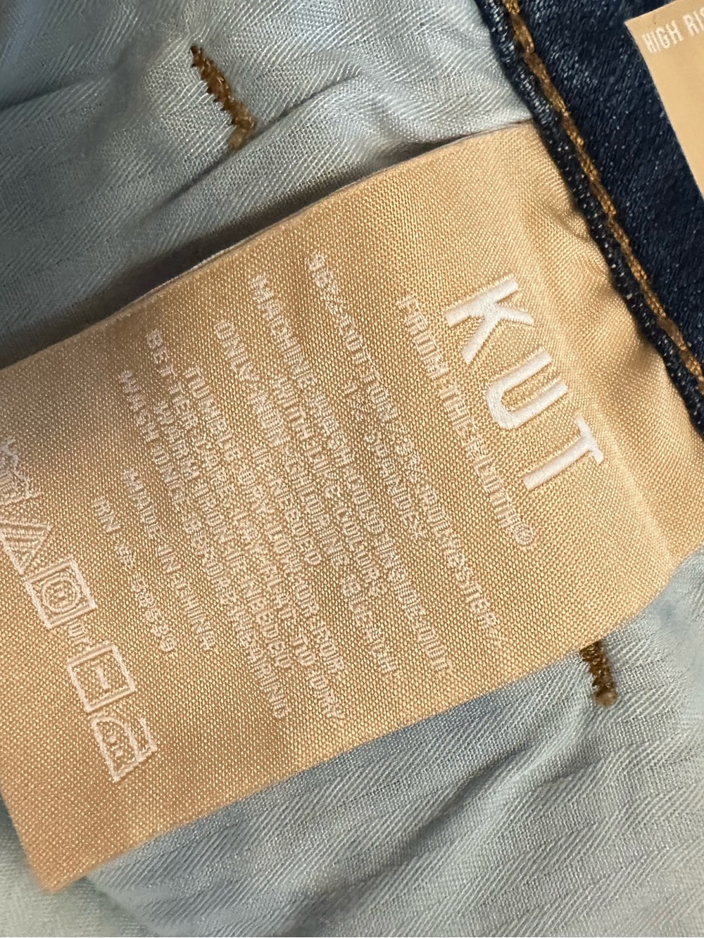 NWT Kut From the Kloth Wide Leg Jeans Size 16 - Picture 5 of 6